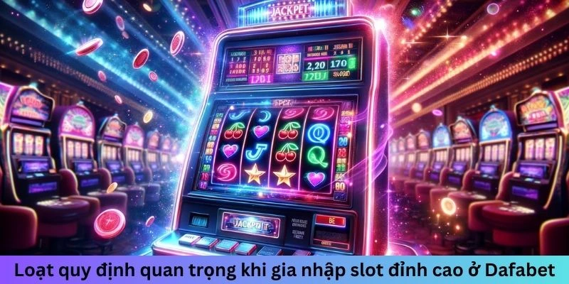 Loạt quy định quan trọng khi gia nhập slot đỉnh cao ở Dafabet